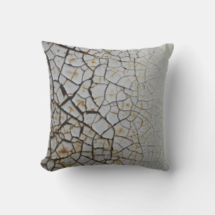 Cracked Rust Cushion