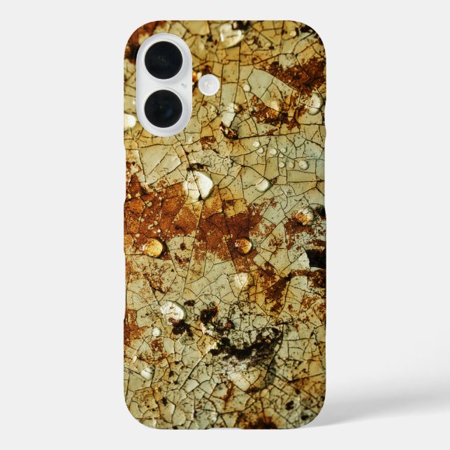 Cracked Rusty Metal Surface Case-Mate iPhone Case (Back)