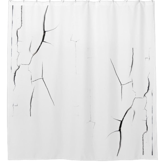 Cracked Shower Curtain (Front)