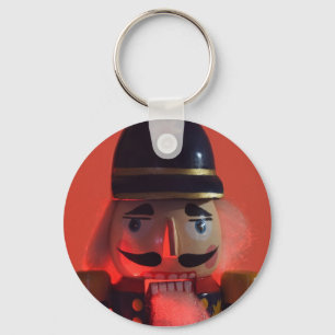 cracked smile key ring