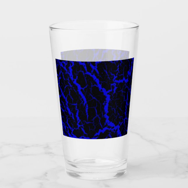 Cracked Space Lava - Blue Glass (Front)