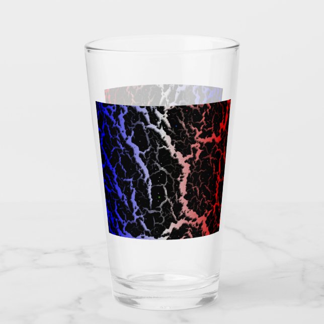 Cracked Space Lava - Blue/White/Red Glass (Front)