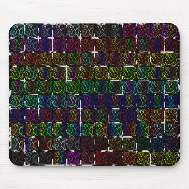 Cracked Space Lava Collection Mouse Pad (Front)