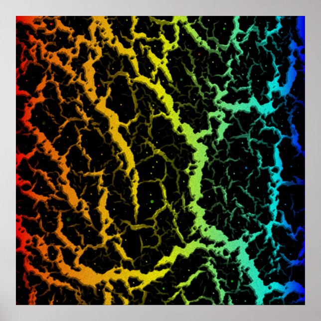 Cracked Space Lava - Heat ROYCB Poster (Front)