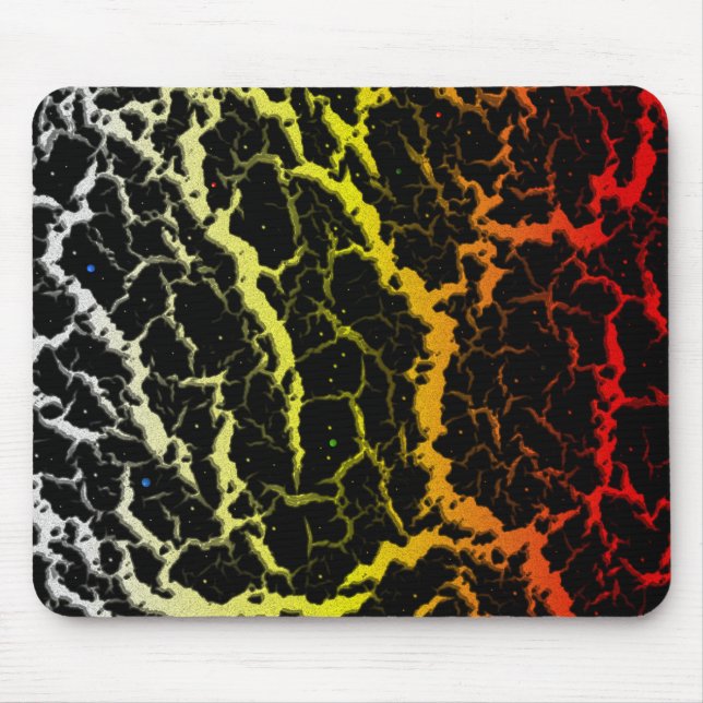 Cracked Space Lava - Heat WYR Mouse Pad (Front)