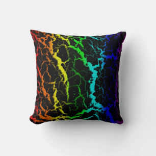 Cracked Space Lava - Light Spectrum Cushion