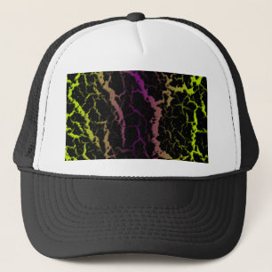 Cracked Space Lava - Lime/Purple Trucker Hat