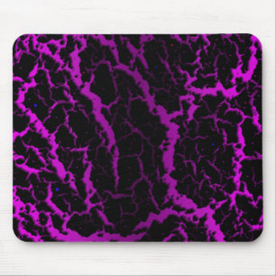 Cracked Space Lava - Pink/Purple Mouse Pad