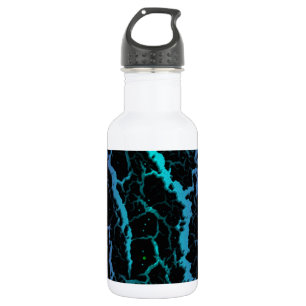Cracked Space Lava - Purple/Cyan 532 Ml Water Bottle
