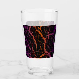 Cracked Space Lava - Purple/Orange Glass