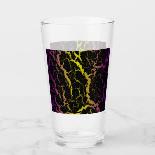 Cracked Space Lava - Purple/Yellow Glass