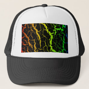 Cracked Space Lava - Rainbow ROYGB Trucker Hat