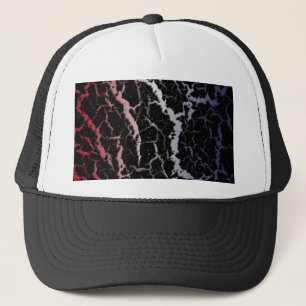 Cracked Space Lava - Red/White/Blue Trucker Hat