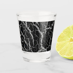 Cracked Space Lava - Silver Shot Glass