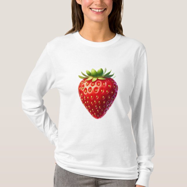 cracked strawberry T-Shirt (Front)