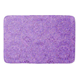 Cracked Violet Bath Mat