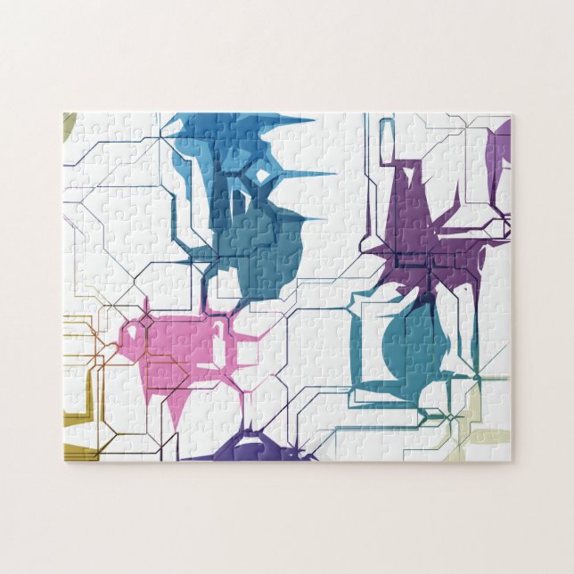 Cracked wall jigsaw puzzle (Horizontal)