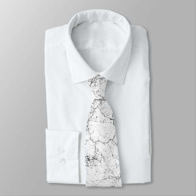 Cracked White Tie (Tied)