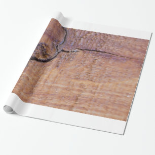 Cracked Wood Wrapping Paper