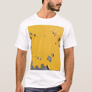 Cracked yellow metal: dirty texture. T-Shirt