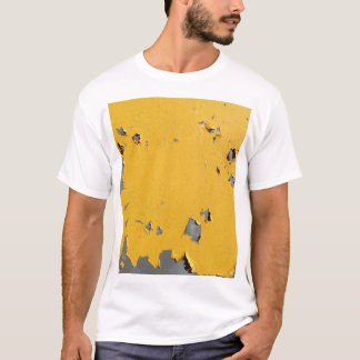 Cracked yellow metal: dirty texture. T-Shirt