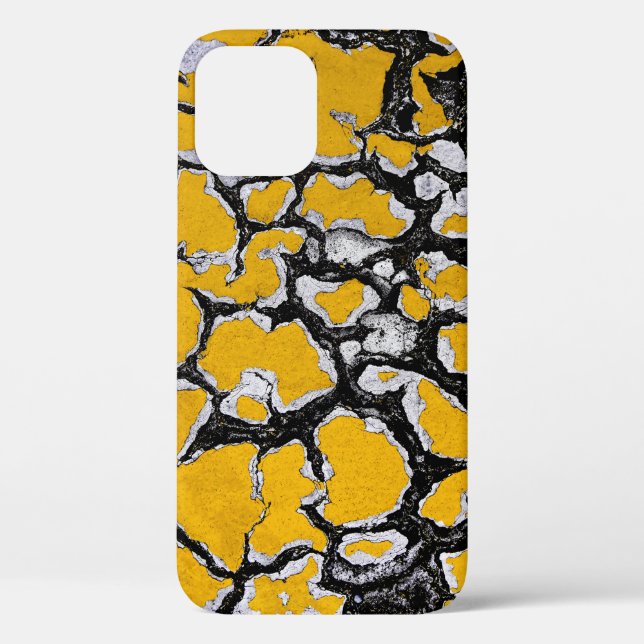 Cracked Yellow Road Paint Case-Mate iPhone Case (Back)