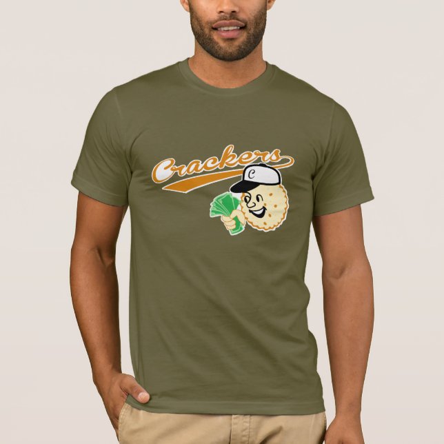 Crackers Baseball T-Shirt (Front)