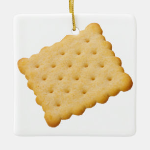 Crackers Cookies Ceramic Ornament