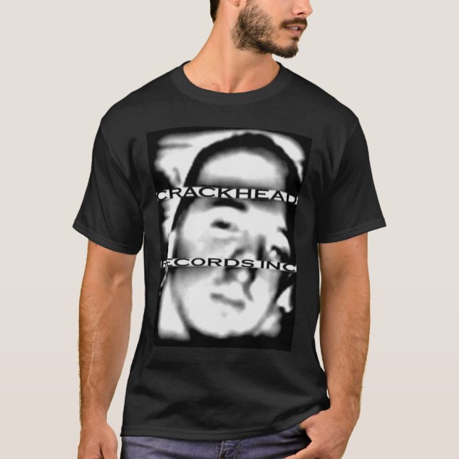 crackheadrecordslogo2cv T-Shirt (Front)