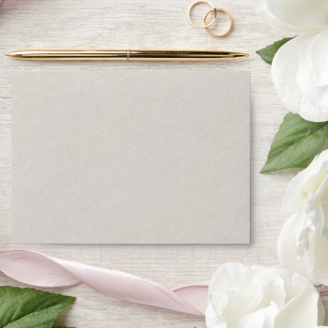 Crackled Grey Invitation Envelope (Wedding)