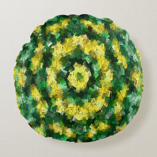 Crackled........ Round Cushion (Front)