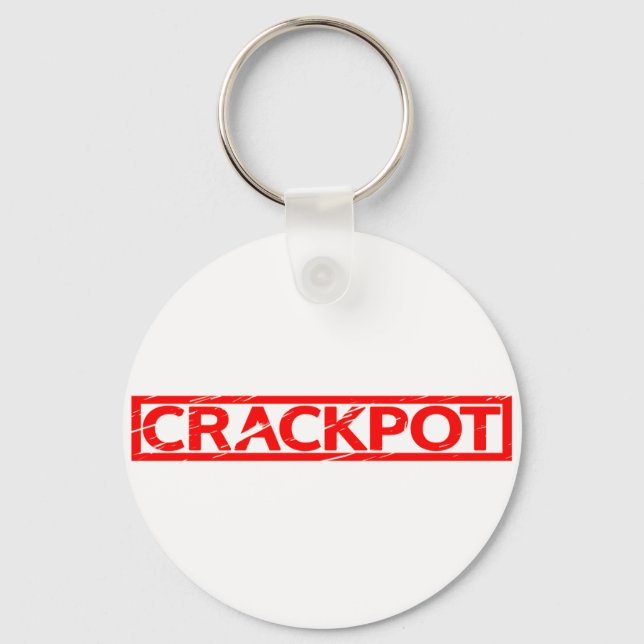 Crackpot Stamp Key Ring (Front)