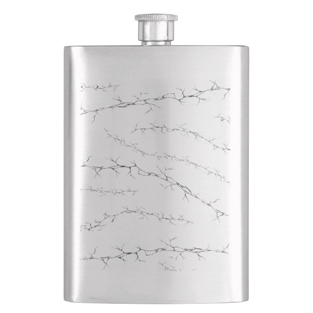 Cracks Hip Flask (Front)