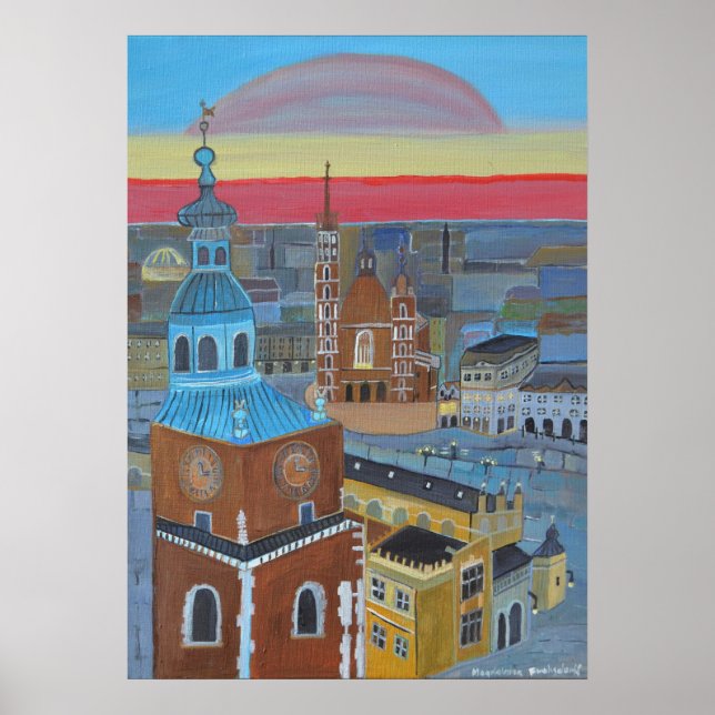 Cracow Poland  Poster (Front)