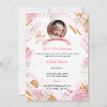 Cradle Ceremony Invitation Card, Naming Day Card