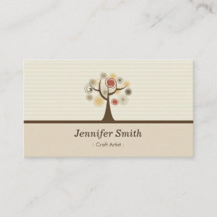 Craft Artist - Elegant Natural Theme Business Card