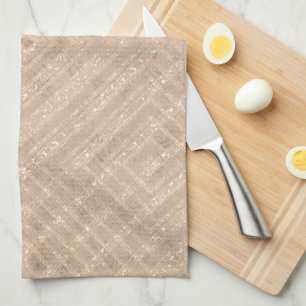 Craft background tea towel