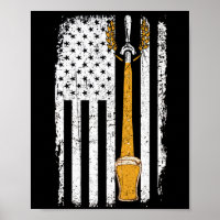 Craft Beer American Flag USA 4th July Brewery