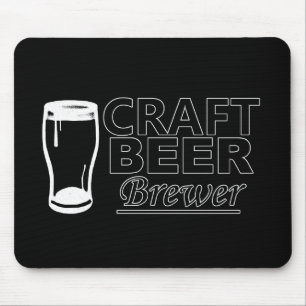 Craft Beer Brewer Mouse Pad