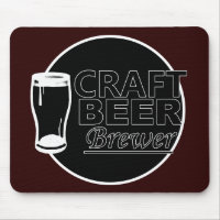 Craft Beer Brewer Mouse Pad