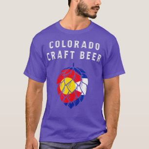Craft Beer Colorado Flag USA 4th July Brewery T-Shirt
