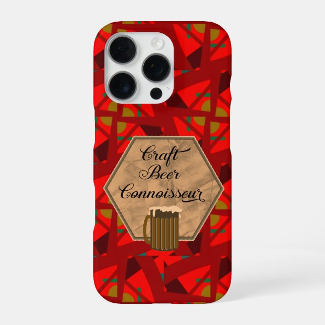 Craft Beer Connoisseur iPhone Case (Back)