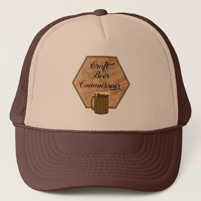 Craft Beer Connoisseur Trucker Hat (Front)