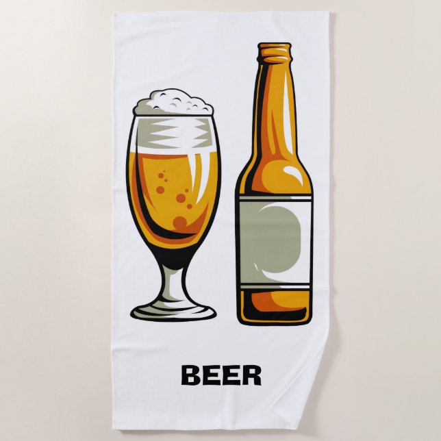 Craft Beer Design Towel (Front)