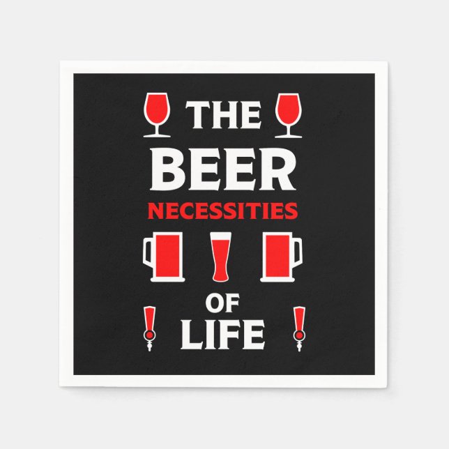 Craft Beer Drinkers Napkin (Front)