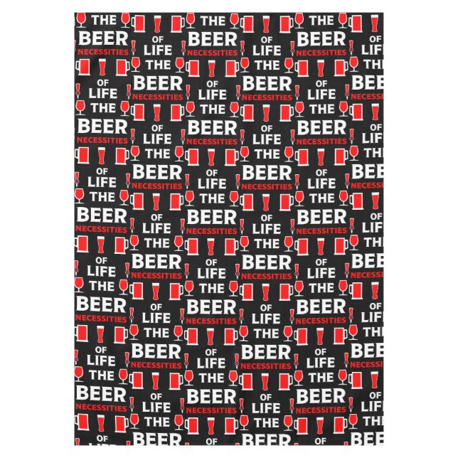 Craft Beer Drinkers Tablecloth (Front)