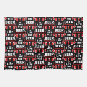 Craft Beer Drinkers Tea Towel