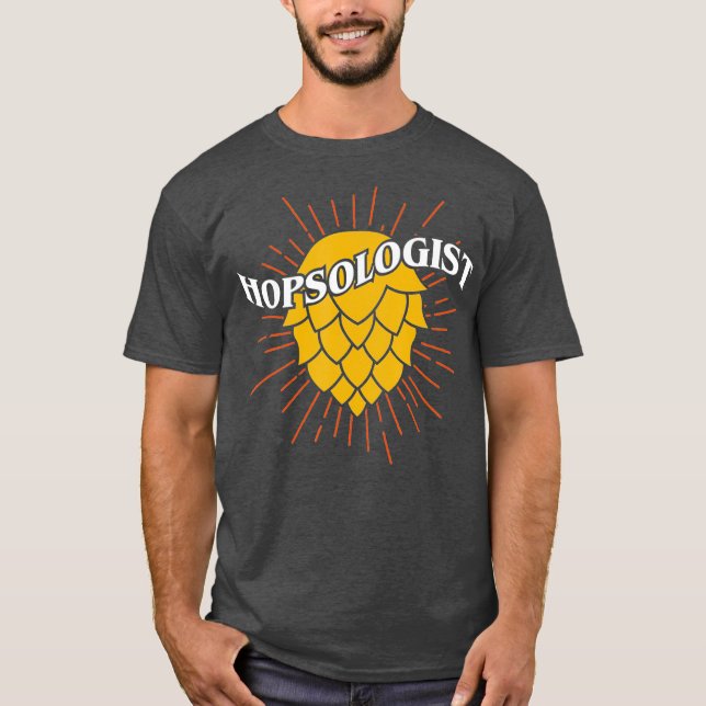 Craft Beer Hopsologist Hop Tee Gift (Front)