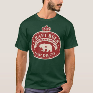 Craft Beer Lovers San Diego California T-Shirt