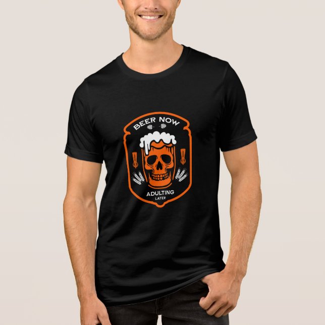 Craft Beer Oktoberfest Tri-Blend Shirt (Front)